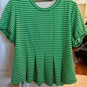 Maeve Corset Peplum Top XL